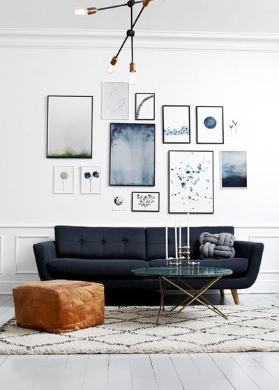 Modern Living Room by Mia Mortensen Photography